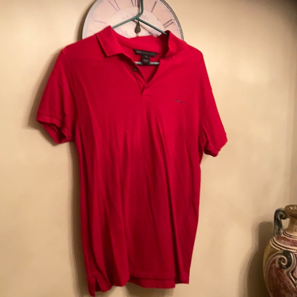 Marc by Marc Jacobs Men’s Red Polo Size Medium